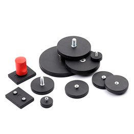 Rubber Coated Mounting Magnets Rubber Coated Mounting Magnets