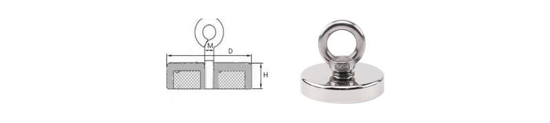 Single Sided Fishing Magnets
